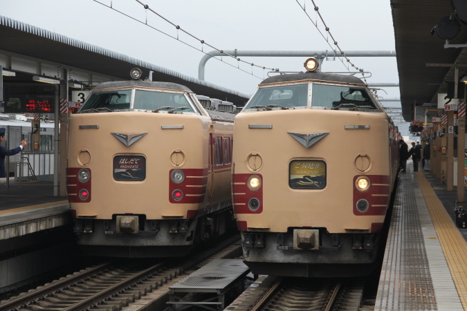 485・489系から変じた183系直流特急形電車「B編成（6）こうの
